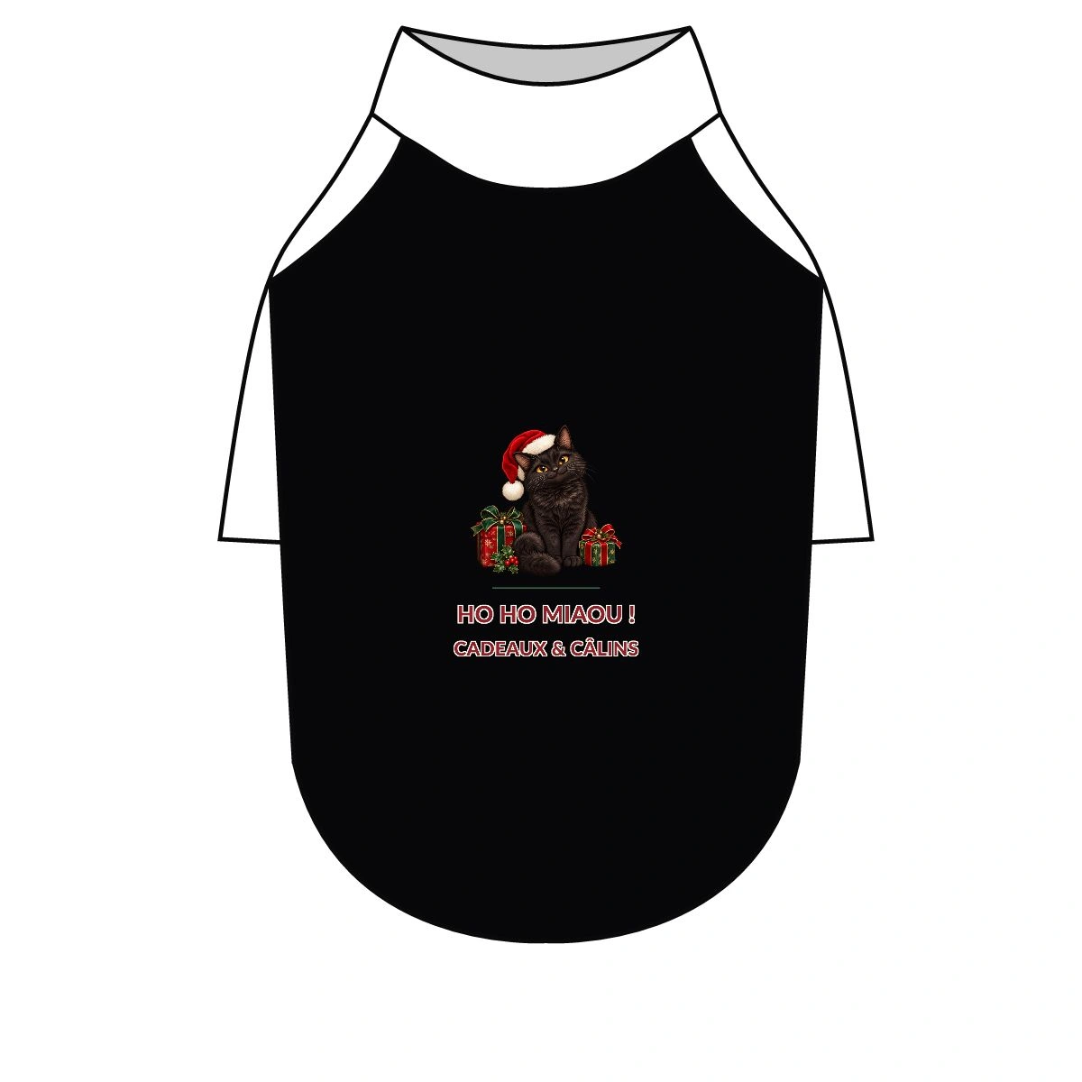 T-shirt de Noël · Produit porté ou utilisé par un animal